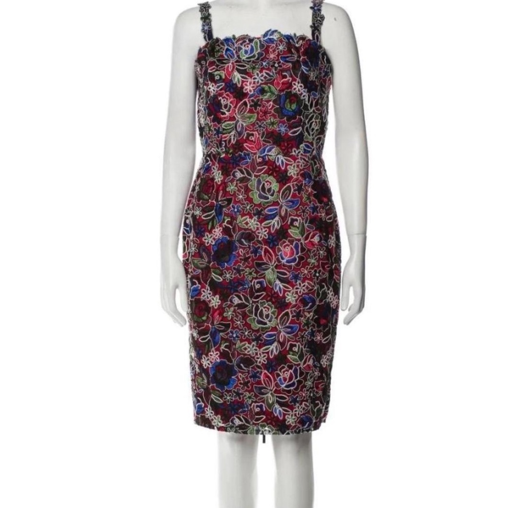 Bronx and Banco Eyelet Midi Dress